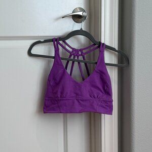 Lululemon As You Like Longline Sports Bra Purple Size 6